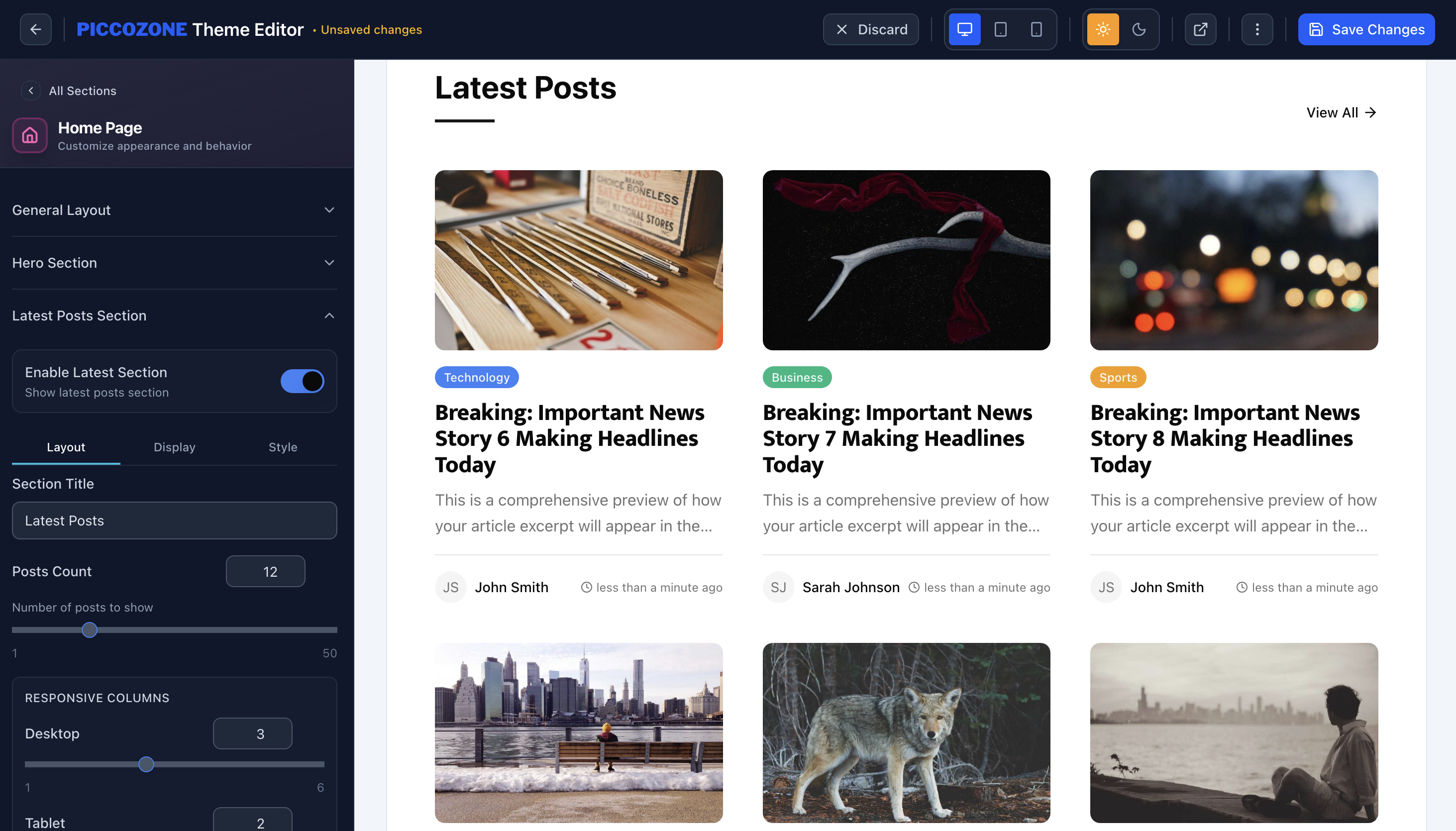 Theme & Design Studio